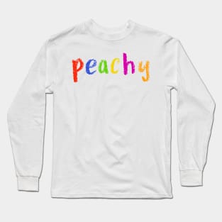 peachy Long Sleeve T-Shirt